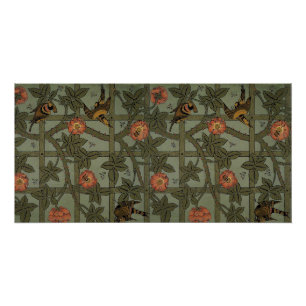 Poster William Morris Trellis Wallpaper Art