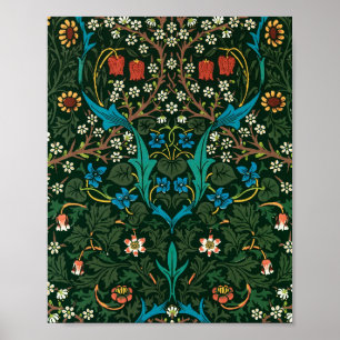 Poster William Morris Tulip famous pattern