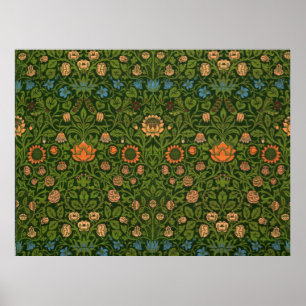 Poster William Morris Violet and Columbine Art Rug