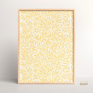 Poster William Morris Willow Botanique d'inspiration natu