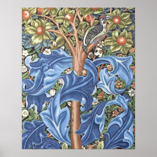 Poster William Morris Woodpecker Tapestry