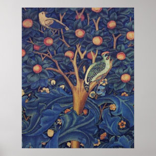 Poster William Morris Woodpecker Tapestry Arts & Artisana