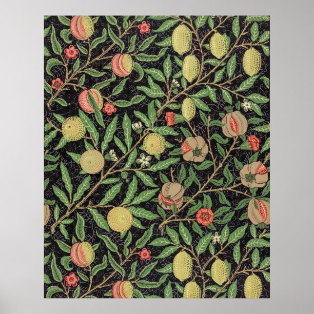 Poster William Morris's Fruit motif (1862) (Devant)