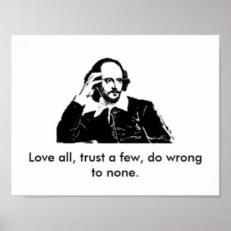 Poster William Shakespeare