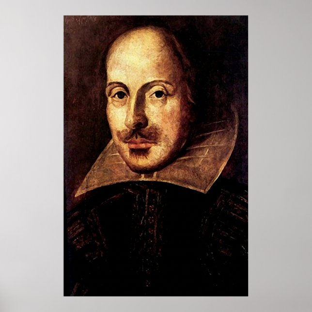 Poster William Shakespeare Portrait (Devant)
