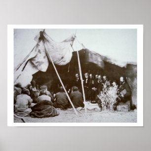 Poster William T. Sherman (1820-91) presides