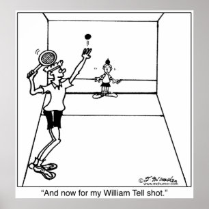 Poster William Tell Racquetball