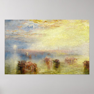 Poster William Turner - Approche de Venise