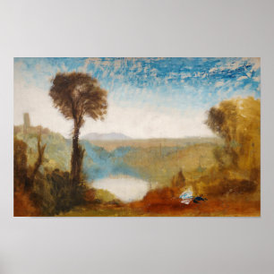 Poster William Turner - Lac Nemi