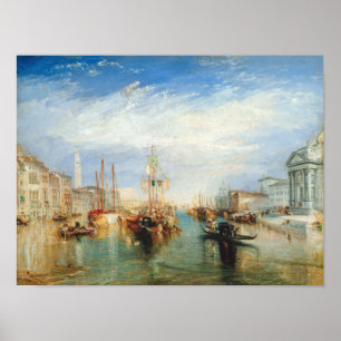 Poster William Turner - Porche de la Madonna della Salute