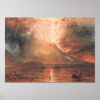 William Turner Vesuvius dans Eruption