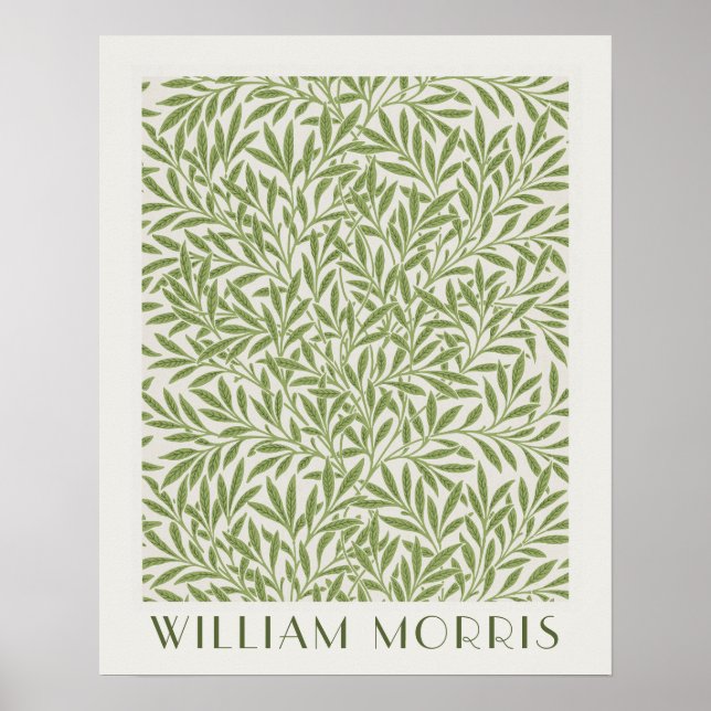 Poster Willow Motif (1874) par William Morris (Devant)