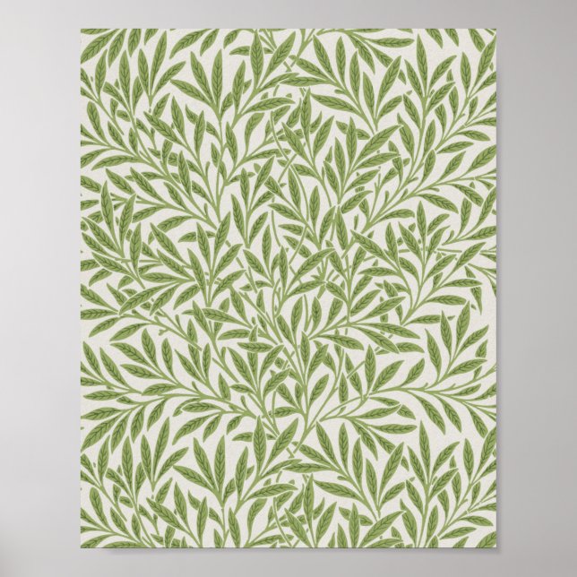 Poster Willow Motif, William Morris (Devant)