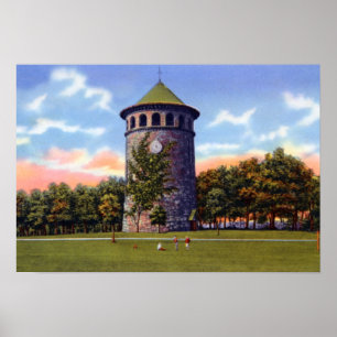 Poster Wilmington Delaware Rockford Park Water Tower