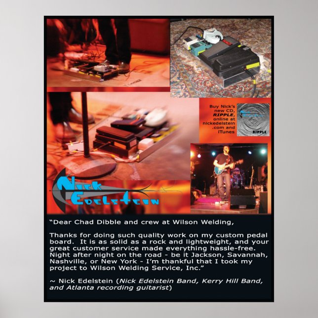 Poster Wilson Welding (Devant)