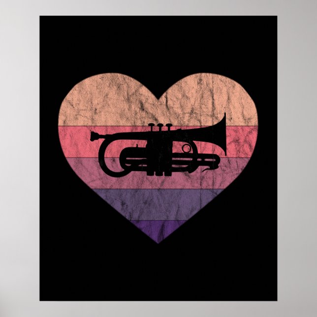 Poster Wind Player Aime Le Cornet Et Le Flugelhorn (Devant)