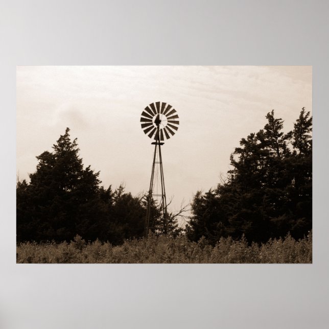 Poster Windmill, Viersen Ranch (Devant)