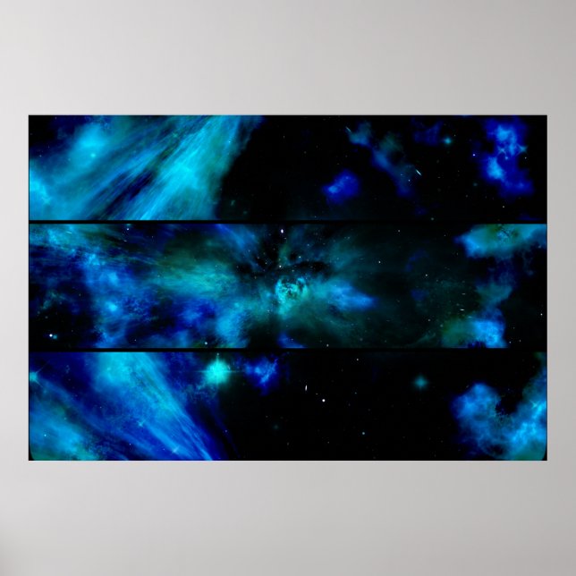 Poster Windows To A Space View (Devant)