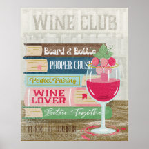 Wine Glass Livre Stack Wine Club Library
