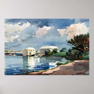 Poster Winslow Homer, Bouteille de sel, Bermudes
