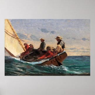 Poster Winslow Homer "Breezing Up (A Fair Wind)"