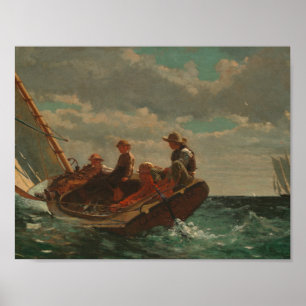 Poster Winslow Homer - Breezing Up (Un Vent Juste)