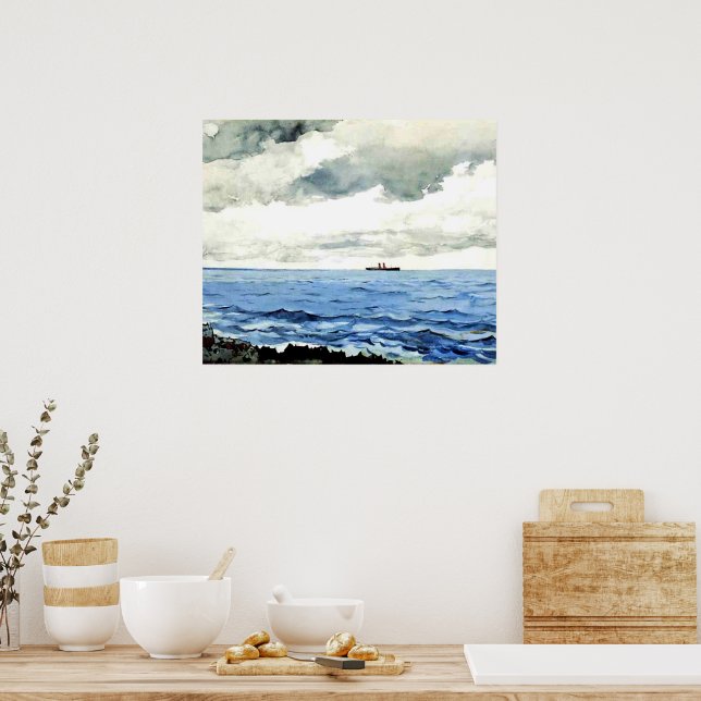 Poster Winslow Homer peinture, Bermudes, (Cuisine)