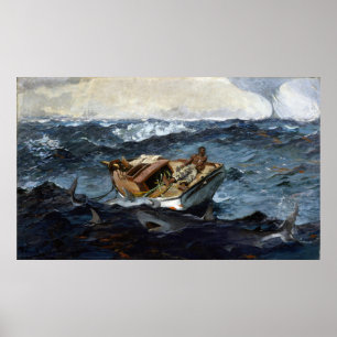 Poster Winslow Homer The Gulf Stream