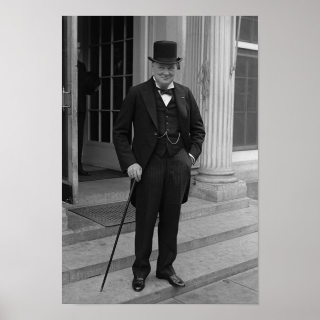 Poster Winston Churchill (Devant)