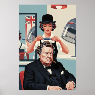 Poster Winston Churchill Cool