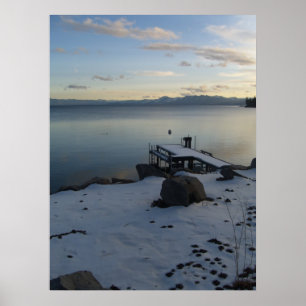Poster winter in lake tahoe