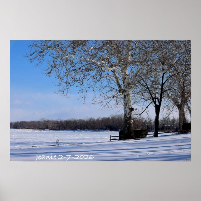Poster Winter Landsacpe (Devant)