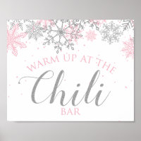 Winter Onederland Chili Bar Pink Silver Flèches de