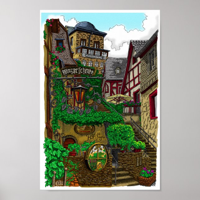 Poster Winzerchenke (Devant)
