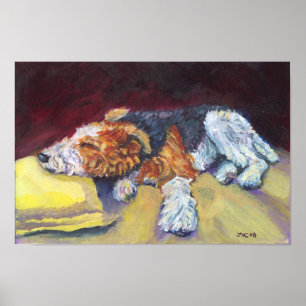 Poster Wire Fox Terrier Print