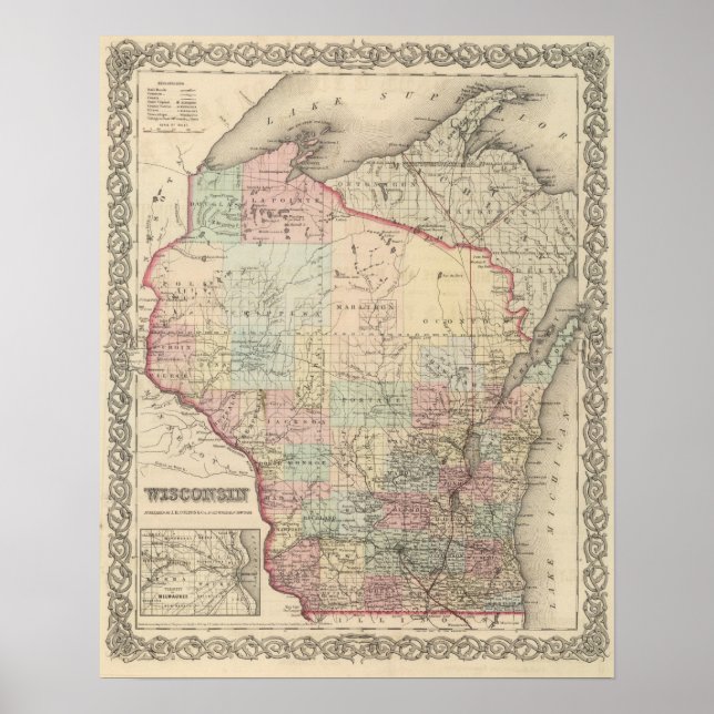 Poster Wisconsin (Devant)