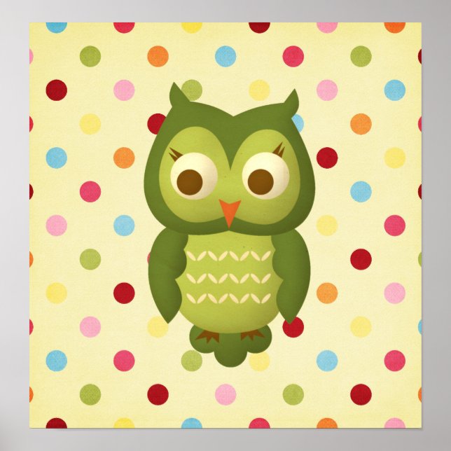 Poster Wise Owl (Devant)