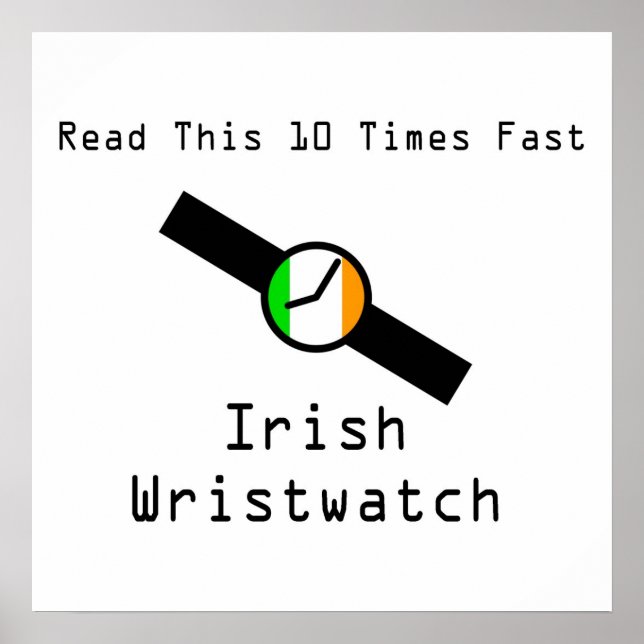 Poster Wistwatch irlandais (Devant)