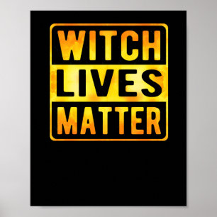 Poster Witch Vit Drôle Halloween sorcier mème Wiccan Witc