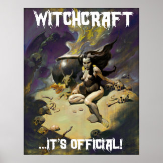 Poster WITCHCRAFT C'est officiel ! Art par Mike Hoffman