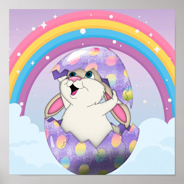 Poster with rainbow (Vorne)