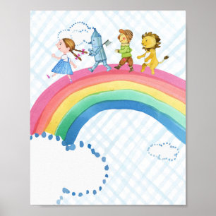 Poster Wizard of Oz Rainbow Wall Art Print
