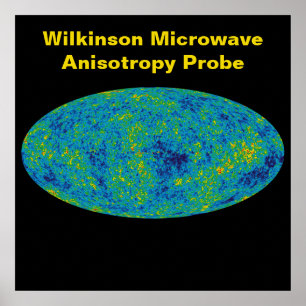 Poster WMAP Universe Wilkinson Microwave Anisotropie Prob