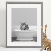 Wolf dans la baignoire Baignoire Bain à bulle