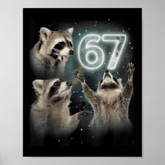 Poster Wolf Howling At The Moon 67 6 7 Halloween 67 Wolf