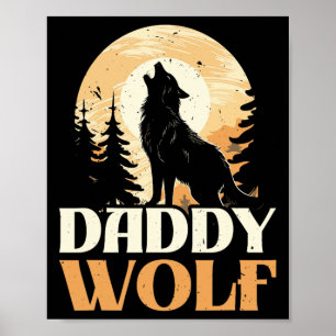 Poster Wolf Lover Wolfgang Pack Wolfgang Faune Animal Pap