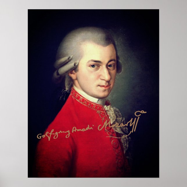 Poster Wolfgang Amadeus (Devant)