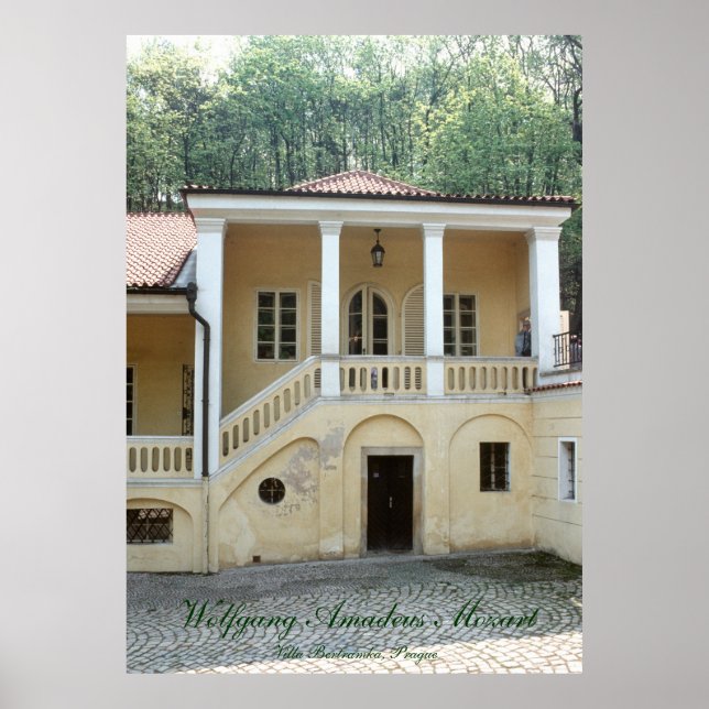 Poster Wolfgang Amadeus Mozart (Devant)