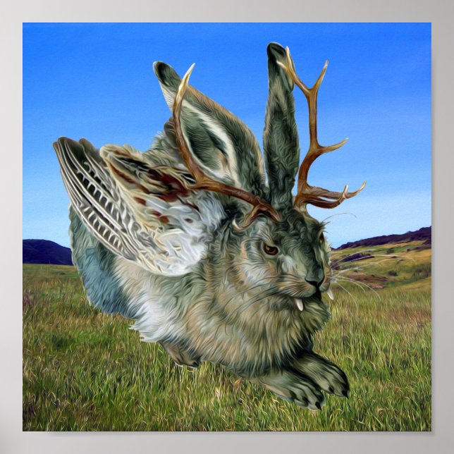 Poster Wolpertinger (Devant)