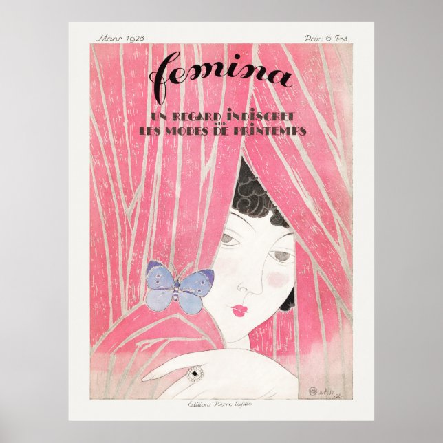 Poster Woman Fashion Magazine (Devant)